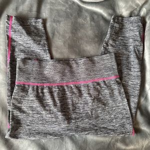 Grey calf high leggings